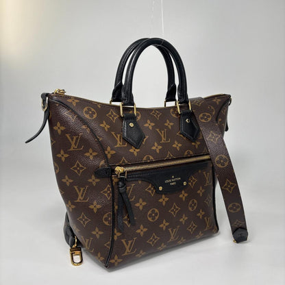 Louis Vuitton Monogram Macassar Tournelle PM Handbag — view 3