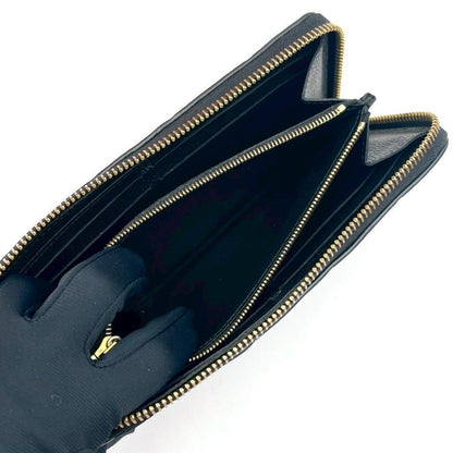 Louis Vuitton Empreinte Portefeuille Clemence Noir Round Zip Wallet — view 4