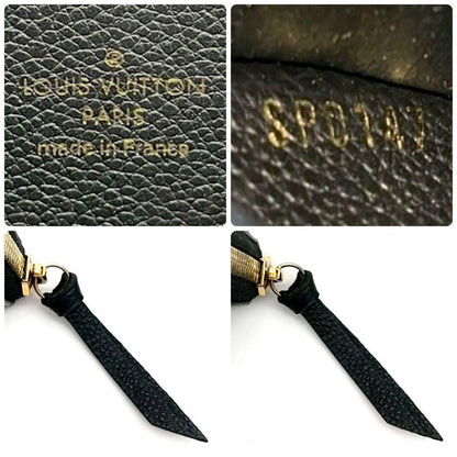 Louis Vuitton Empreinte Portefeuille Clemence Noir Round Zip Wallet — view 9