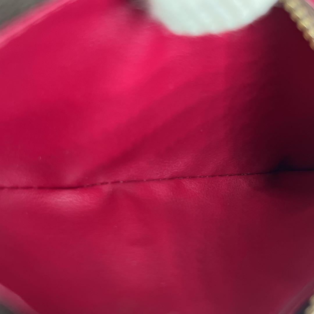 Louis Vuitton Coin Case Porte Monet Rosali Fuchsia Monogram Brown