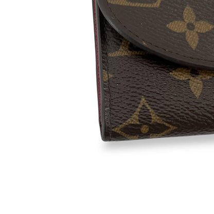 Louis Vuitton Coin Case Porte Monet Rosali Fuchsia Monogram Brown