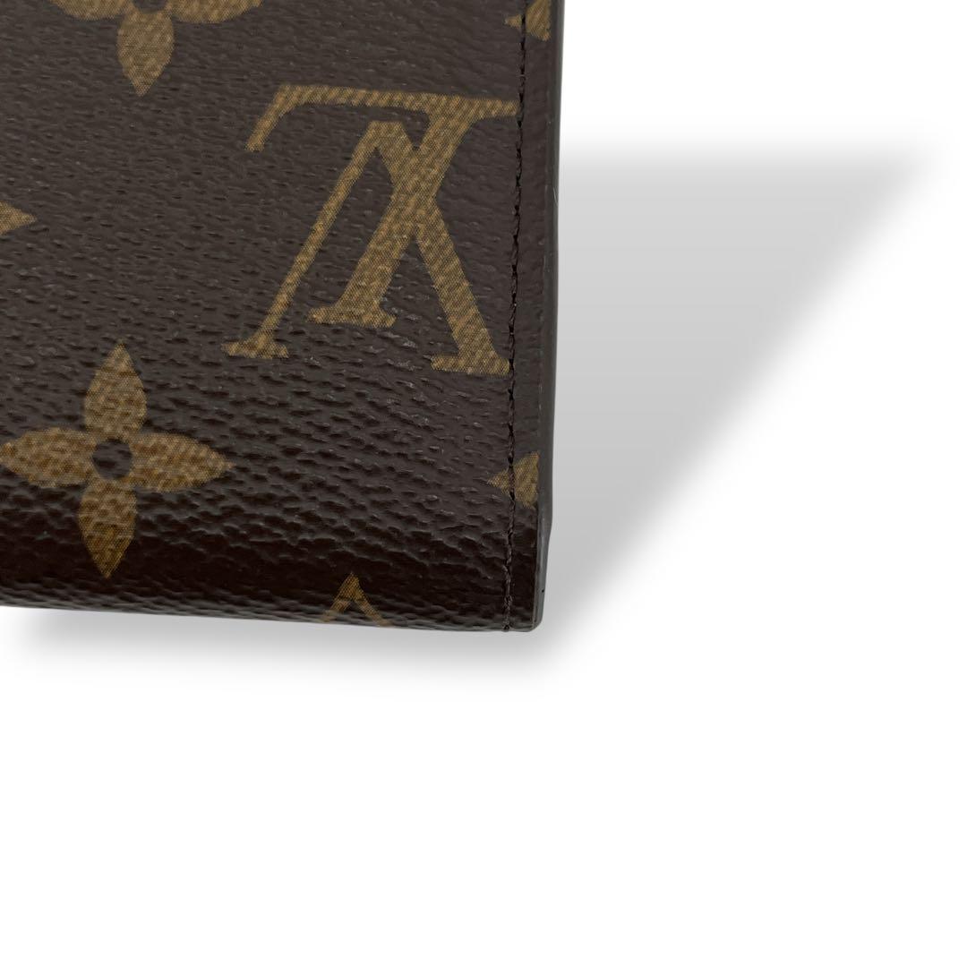 Louis Vuitton Coin Case Porte Monet Rosali Fuchsia Monogram Brown