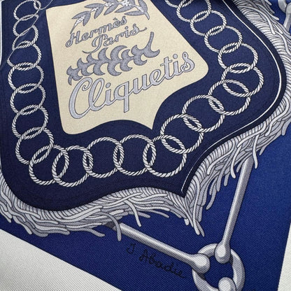 Hermes Carre 90 Cliquetis Silk Scarf Sword Handle — view 4