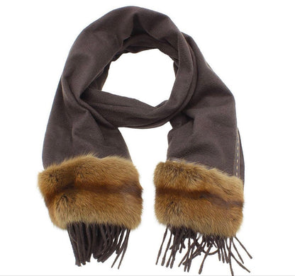 Fendi Cashmere Fur Scarf — view 2