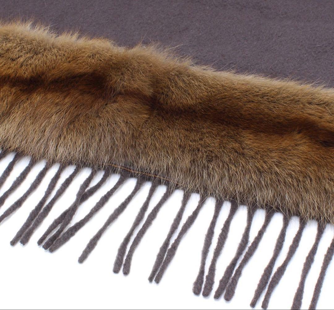 Fendi Cashmere Fur Scarf — view 3