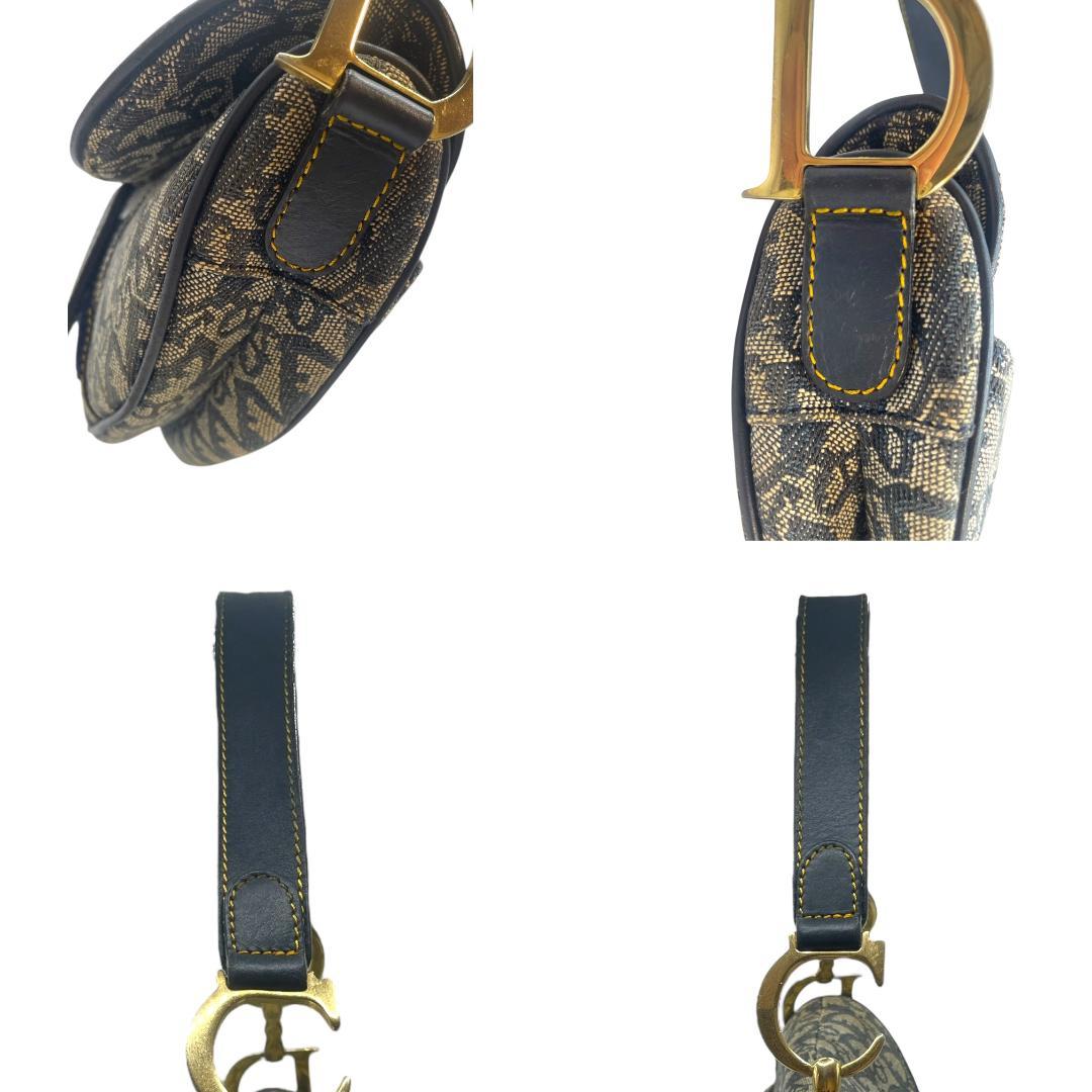 DIOR Trotter Canvas Saddle Bag Hb04527