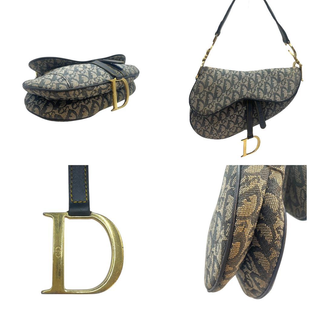 DIOR Trotter Canvas Saddle Bag Hb04527