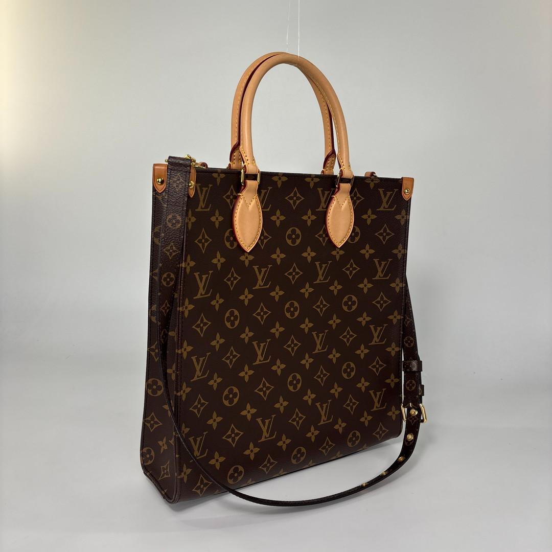 Louis Vuitton Monogram Sac Plat PM Tote Bag — view 3