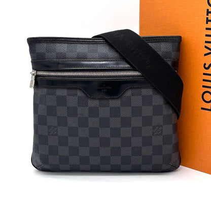 Louis Vuitton Damier Graphite Thomas Shoulder Bag Gray