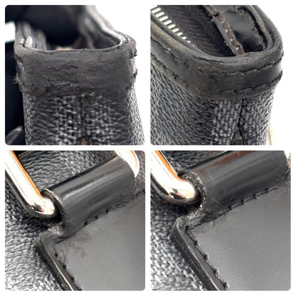 Louis Vuitton Damier Graphite Thomas Shoulder Bag Gray — view 6