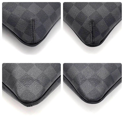 Louis Vuitton Damier Graphite Thomas Shoulder Bag Gray — view 8