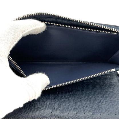 Louis Vuitton Wallet Taiga Zippy with IC Vertical Navy — view 4