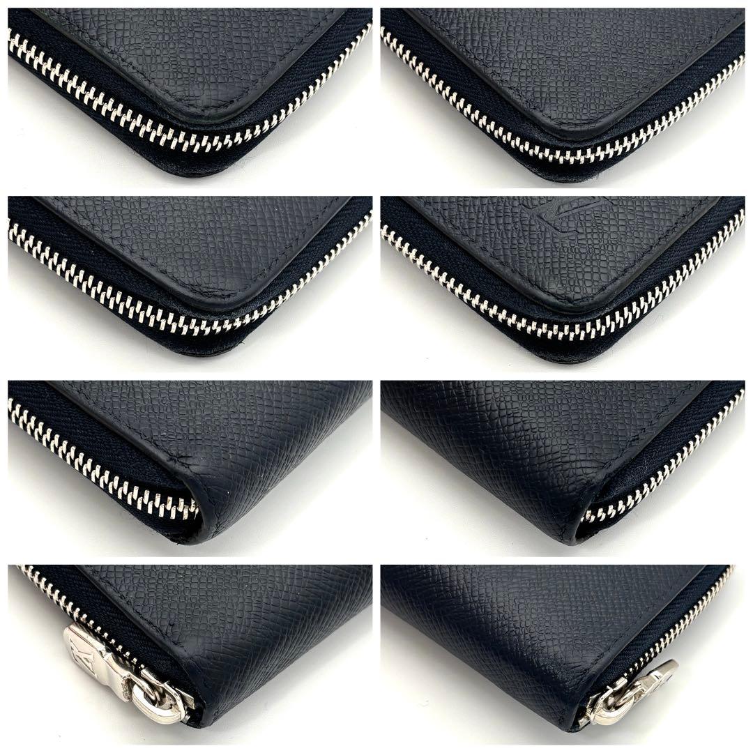 Louis Vuitton Wallet Taiga Zippy with IC Vertical Navy — view 8