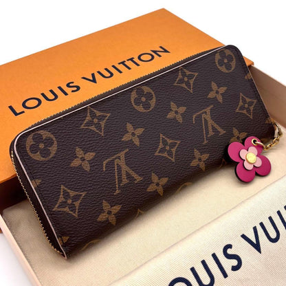 Louis Vuitton Portefeuille Clemence Flower Charm Wallet — view 2