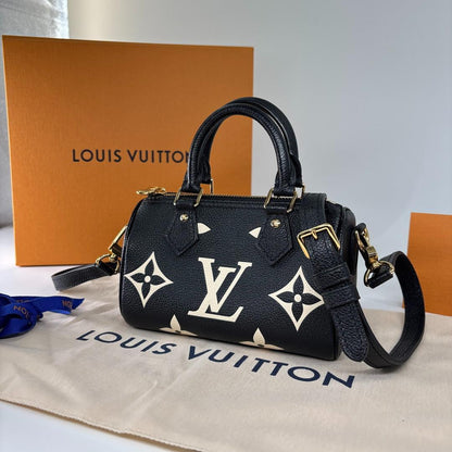 Louis Vuitton Monogram Empreinte Nano Speedy Handbag — view 2