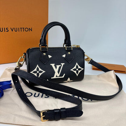 Louis Vuitton Monogram Empreinte Nano Speedy Handbag — view 5