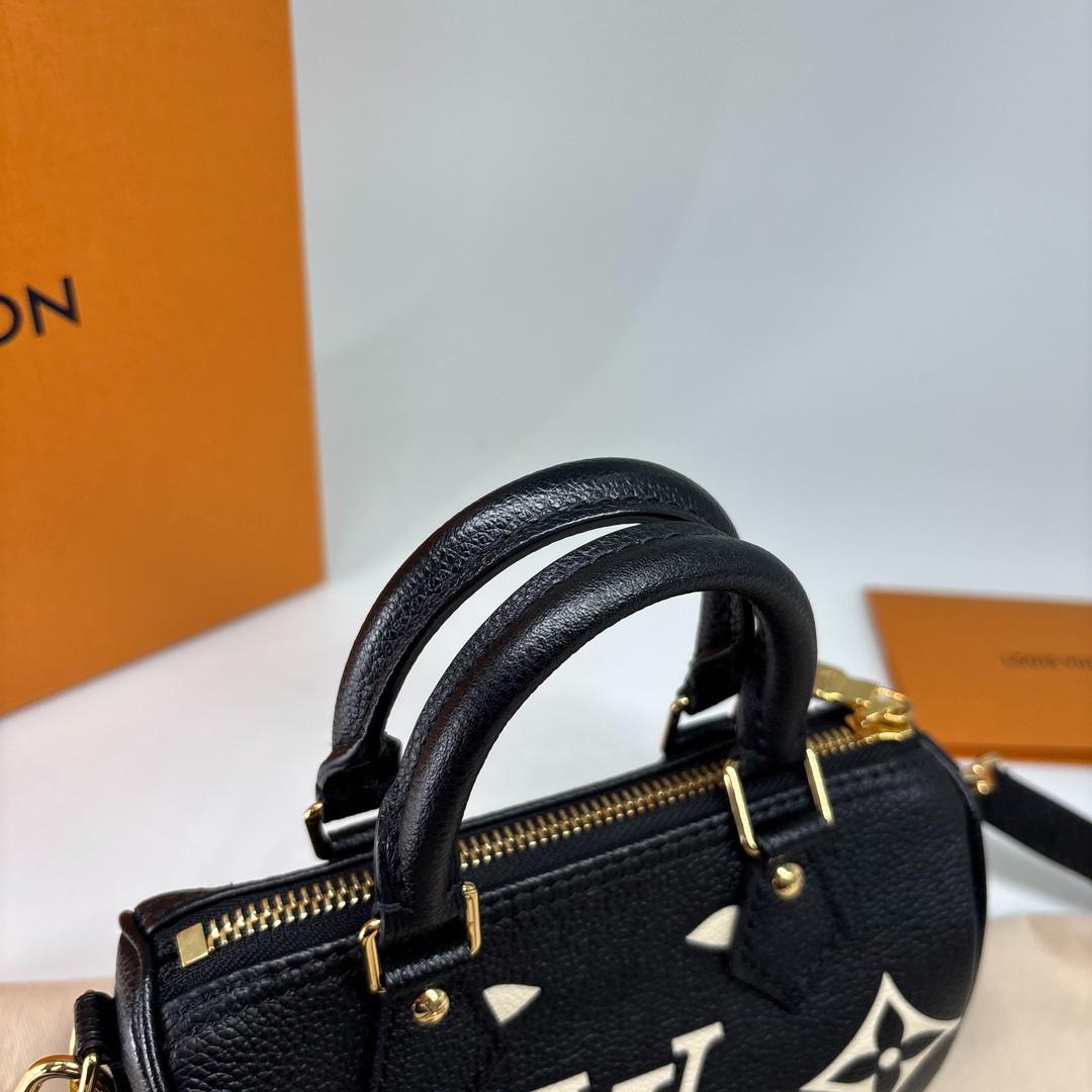 Louis Vuitton Monogram Empreinte Nano Speedy Handbag — view 6