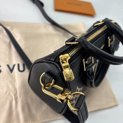 Louis Vuitton Monogram Empreinte Nano Speedy Handbag — view 7