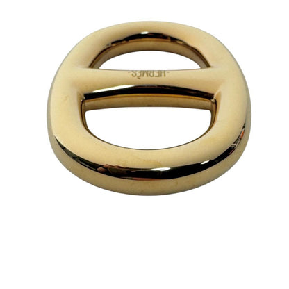 Hermes Chaine D'ancre Scarf Ring Gold — view 4