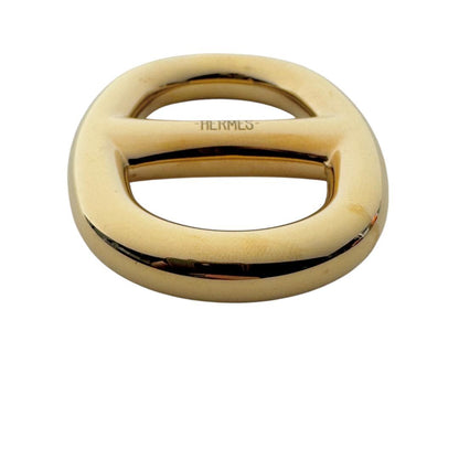 Hermes Chaine D'ancre Scarf Ring Gold — view 6