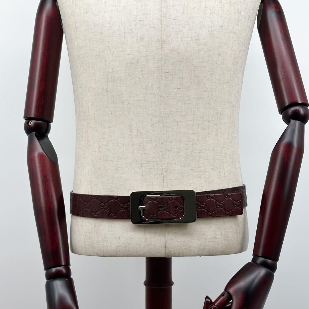 Gucci Era Vintage GG Belt Brown — view 3