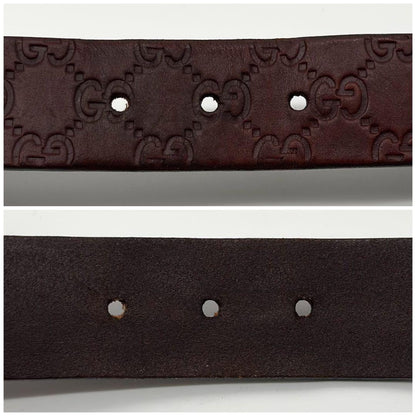 Gucci Era Vintage GG Belt Brown — view 7