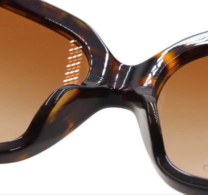 Chanel Side Ribbon Tortoiseshell Sunglasses Eyewear — view 6