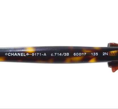 Chanel Side Ribbon Tortoiseshell Sunglasses Eyewear — view 7