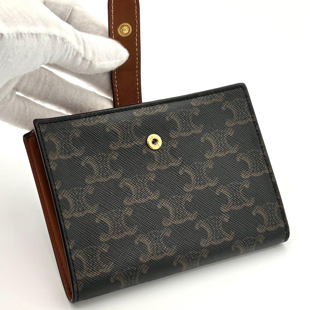 Celine Wallet Strap All Over Pattern Black — view 3
