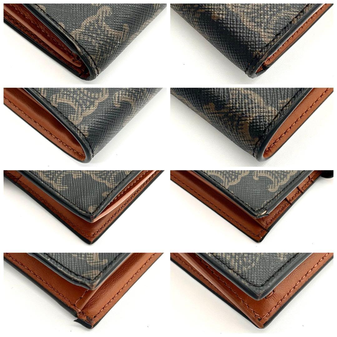 Celine Wallet Strap All Over Pattern Black — view 8