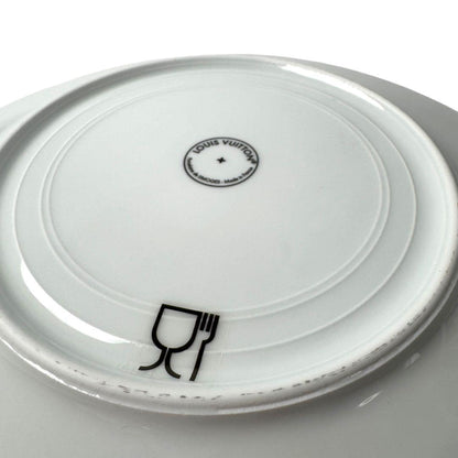 Louis Vuitton LV Monogram Flower Tile Dinner Plate — view 4