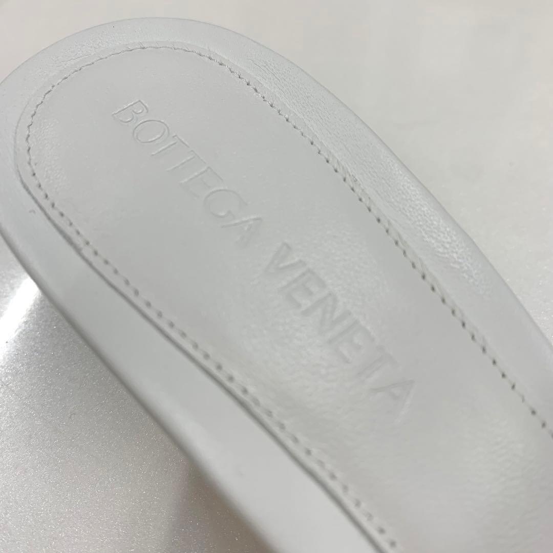 Bottega Veneta Lambskin Quilted Mules White