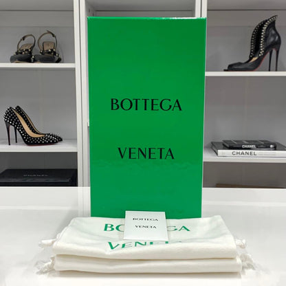 Bottega Veneta Lambskin Quilted Mules White