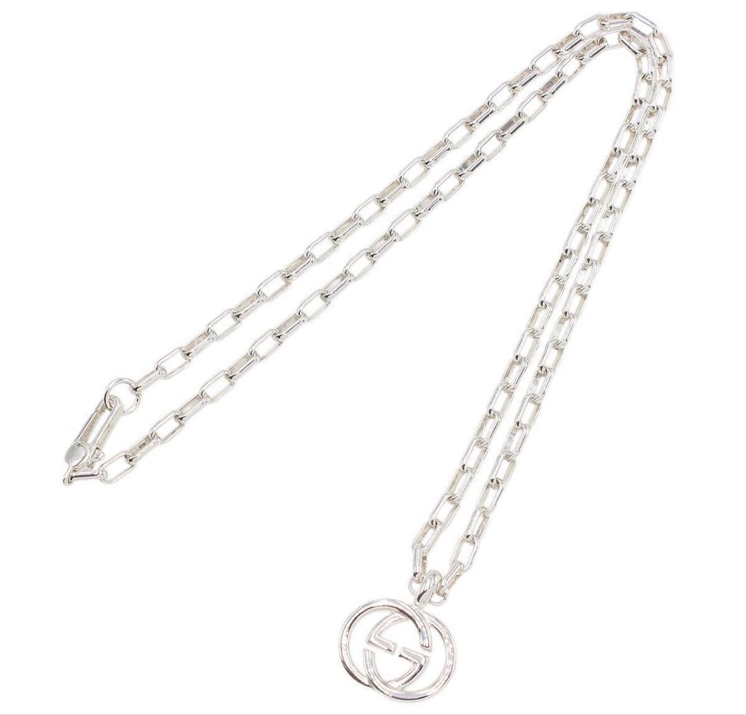 Gucci Sv925 Interlocking G Chain Necklace