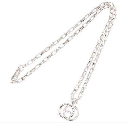 Gucci Sv925 Interlocking G Chain Necklace