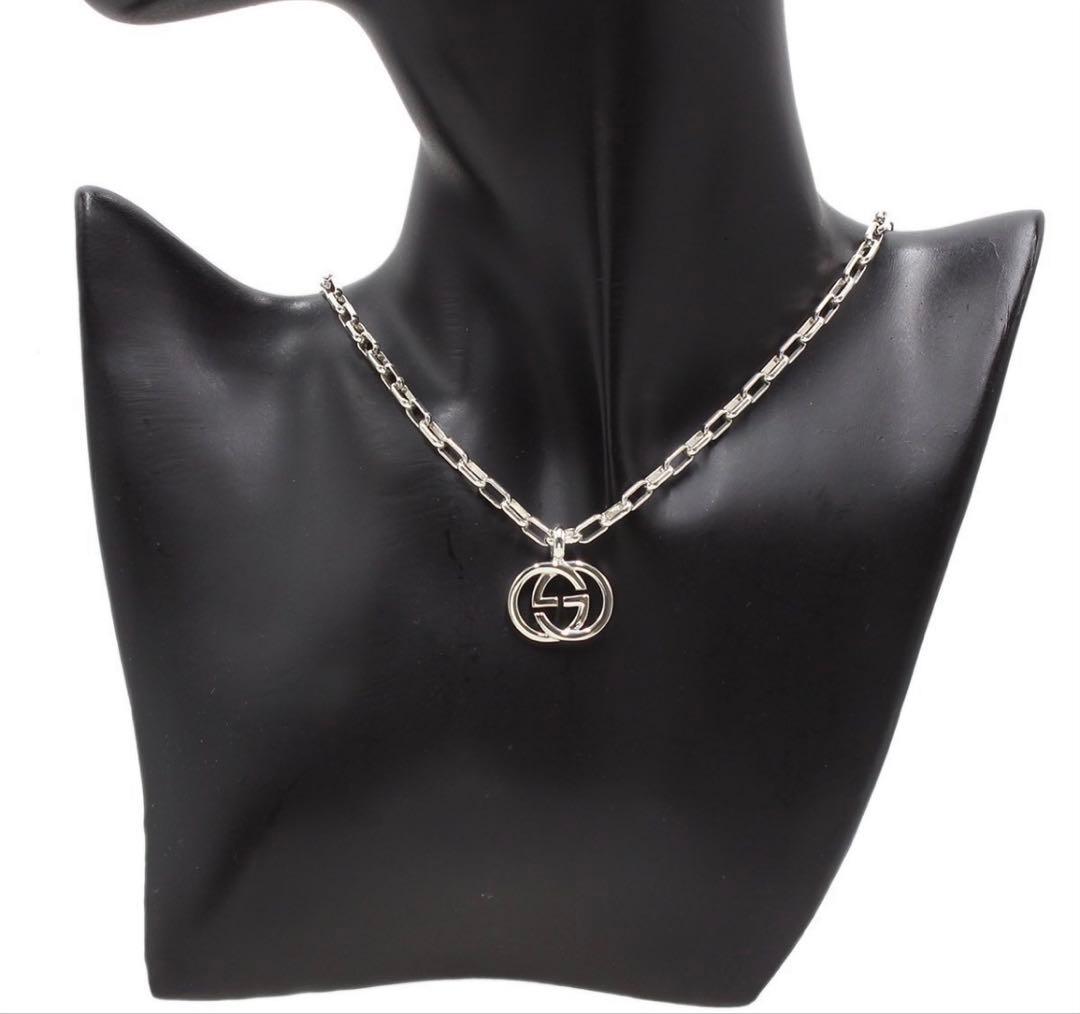 Gucci Sv925 Interlocking G Chain Necklace