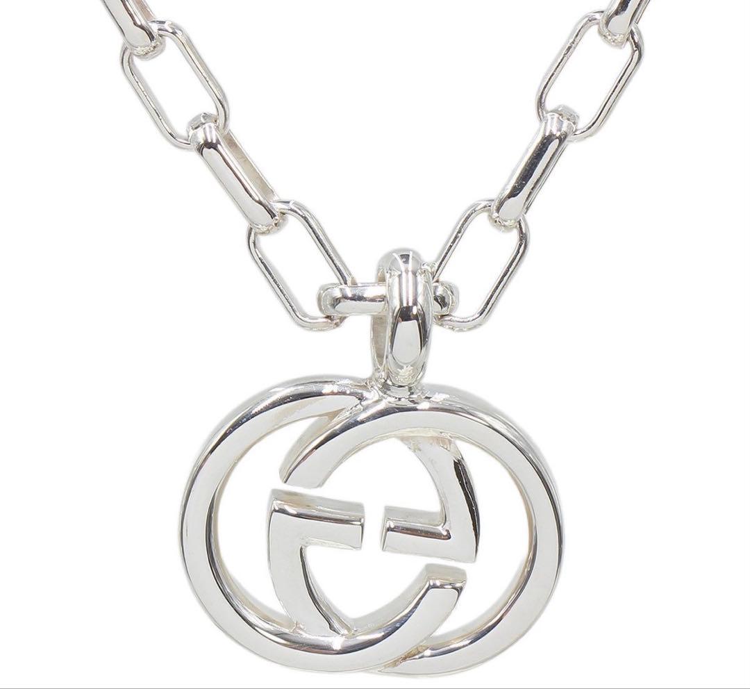 Gucci Sv925 Interlocking G Chain Necklace