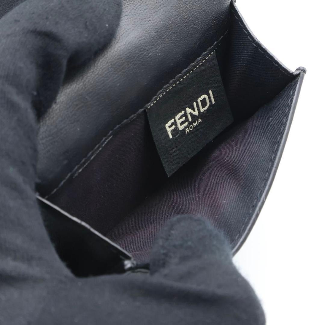Fendi Baguette Trifold Wallet Zucca Pattern — view 3