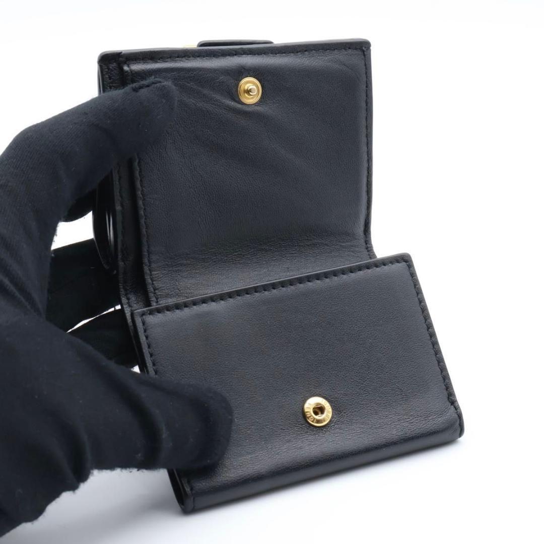 Fendi Baguette Trifold Wallet Zucca Pattern — view 4
