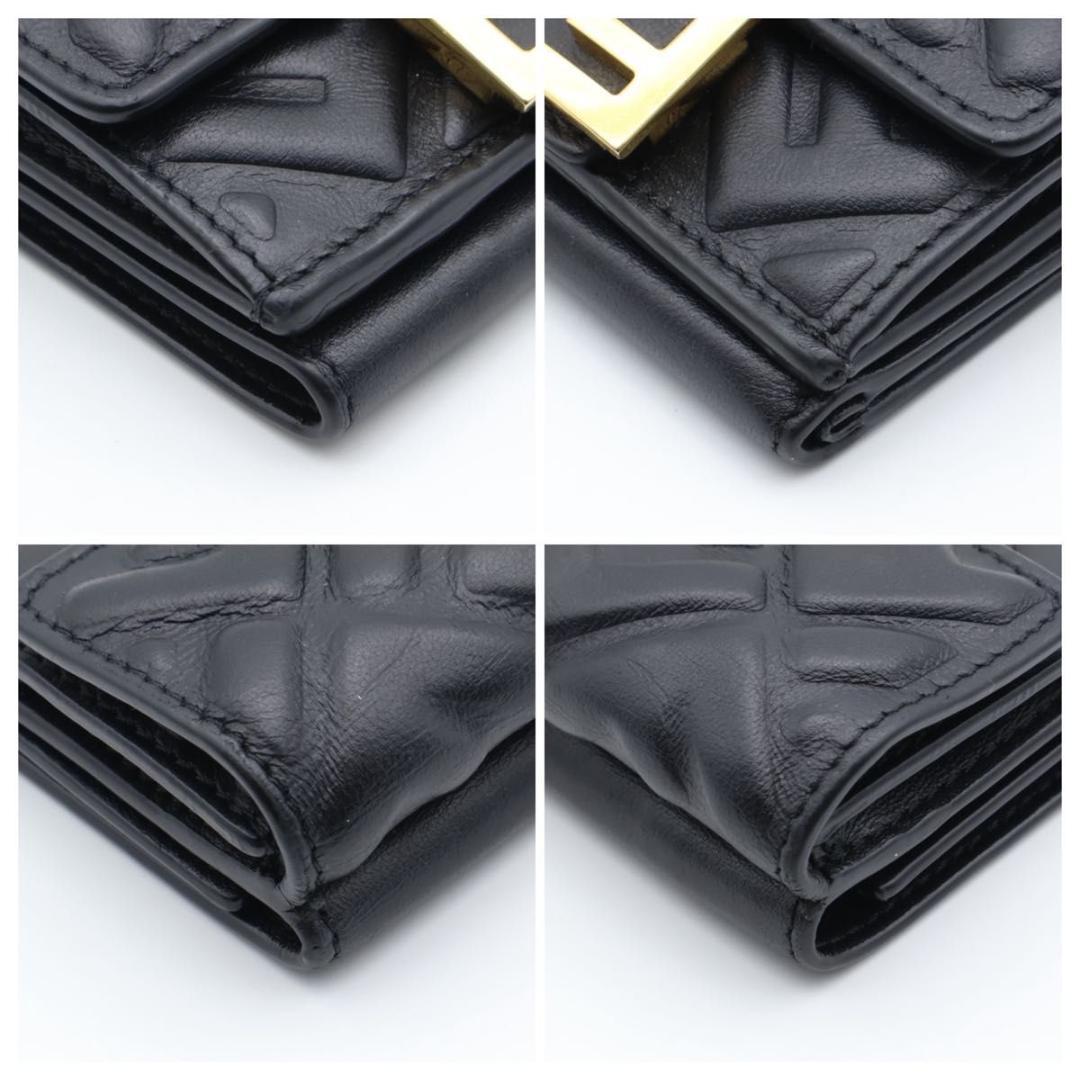 Fendi Baguette Trifold Wallet Zucca Pattern — view 8
