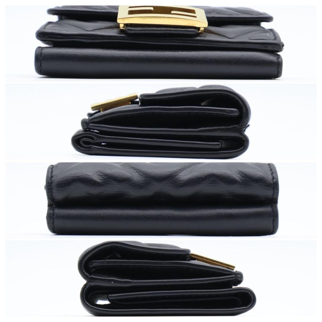 Fendi Baguette Trifold Wallet Zucca Pattern — view 9