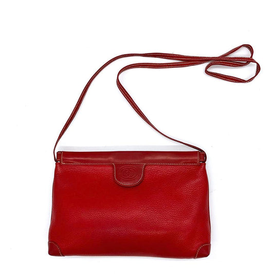 Gucci Shoulder Bag Leather Red