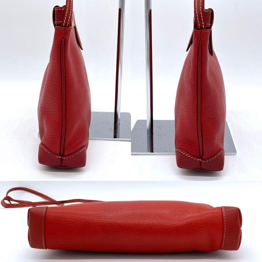 Gucci Shoulder Bag Leather Red