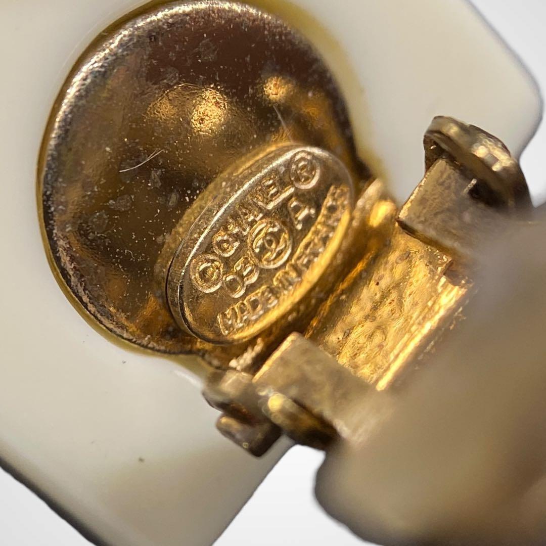 Chanel Coco Mark Square Earrings I_142