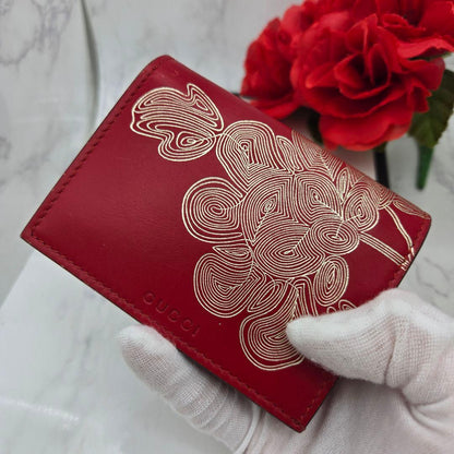 Gucci Fold Wallet Chinese New Year Red — view 3