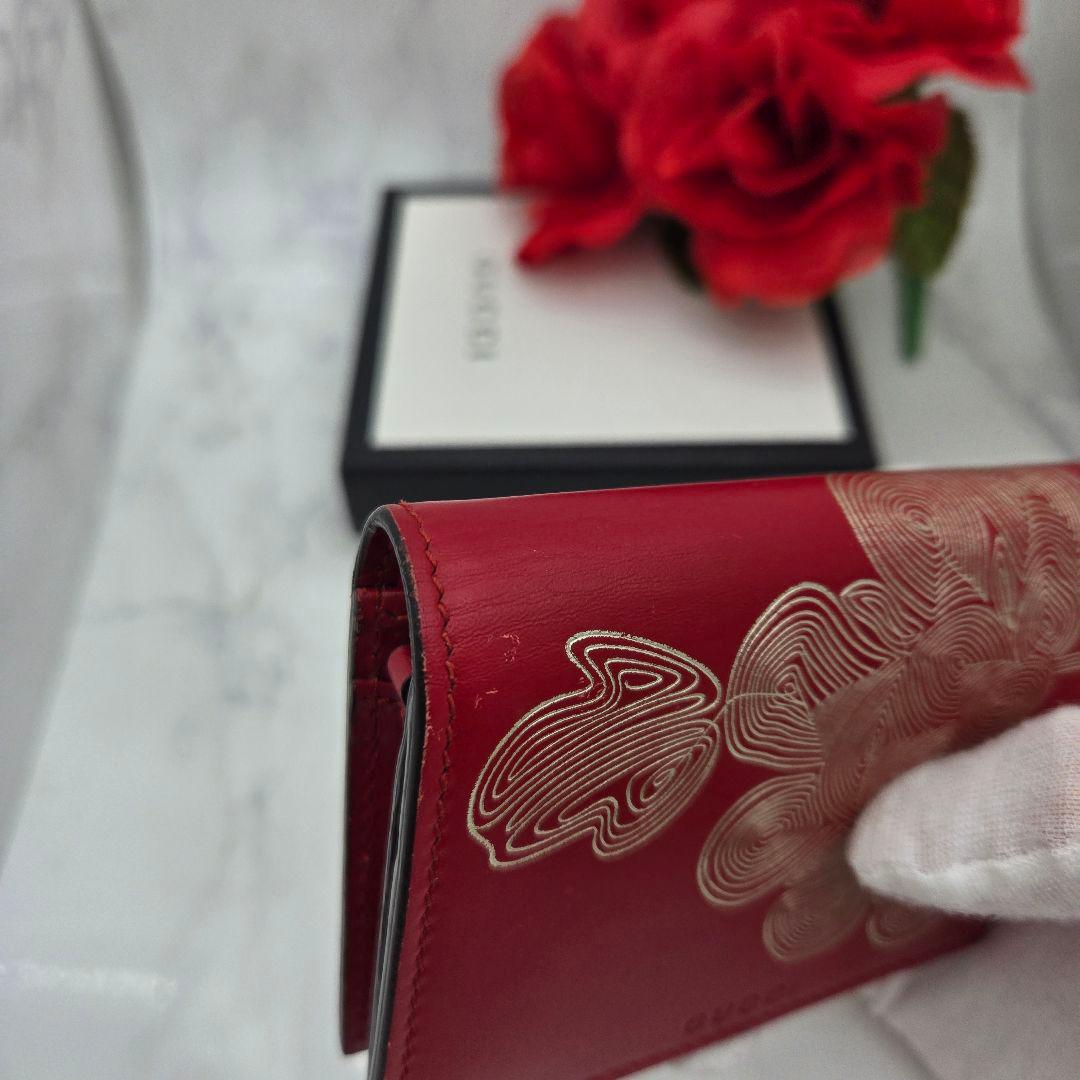 Gucci Fold Wallet Chinese New Year Red — view 4