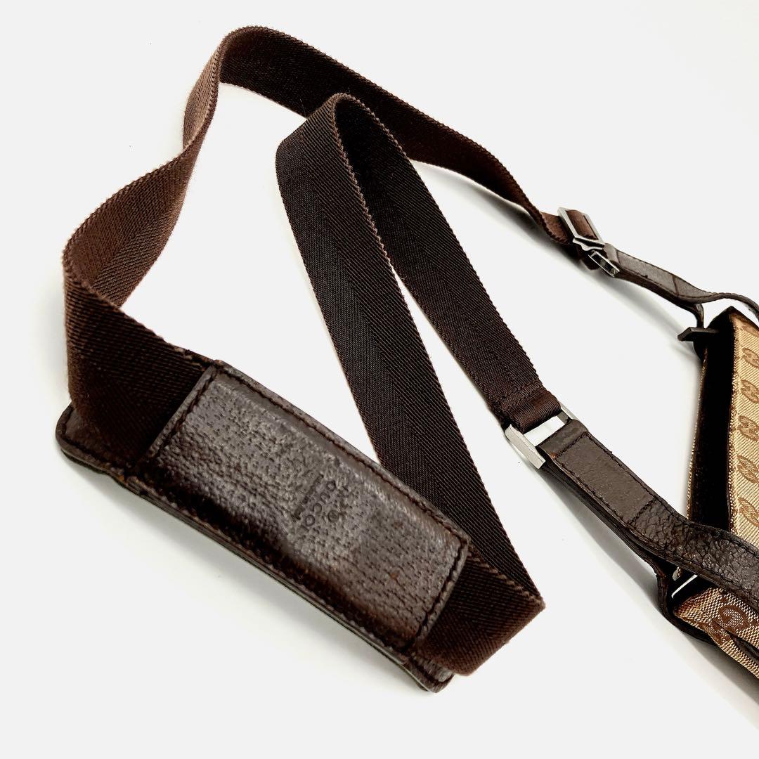 Gucci Shoulder Bag GG Canvas Brown Crossbody