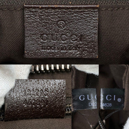Gucci Shoulder Bag GG Canvas Brown Crossbody