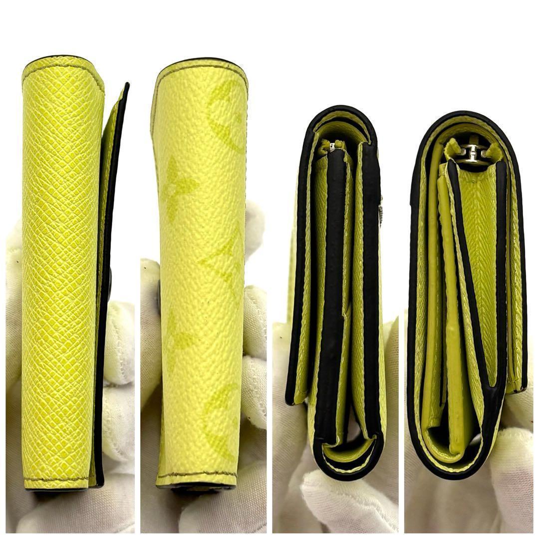 Louis Vuitton Victor Wallet Taigarama Yellow — view 8