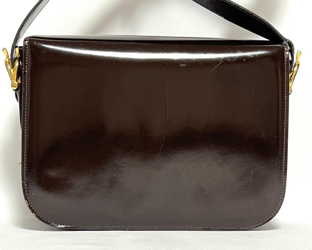 Celine Vintage Carriage Hardware Shoulder Bag Hb01743